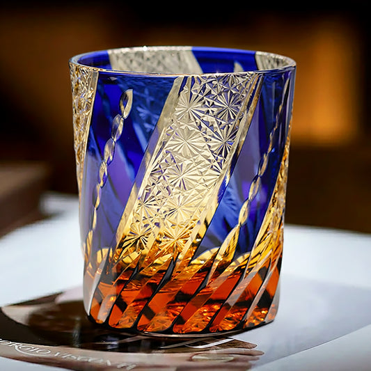 Chrysanthemum Whiskey Glasses — Kingwares Crystal Whiskey Glass | Kingwares