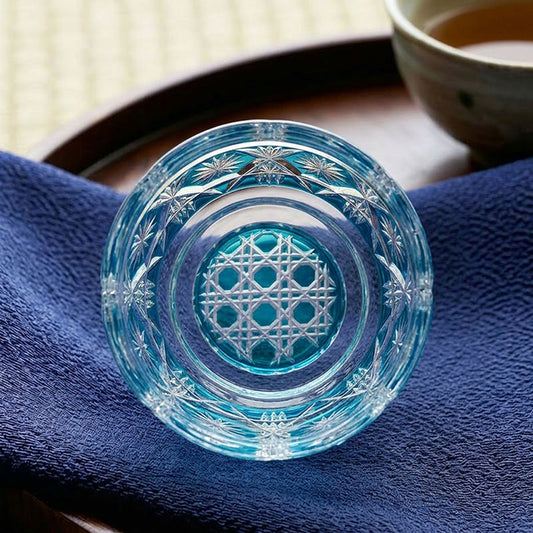 Chrysanthemum Sake Glasses - Kingwares Crystal Sake Glass - Kingwares