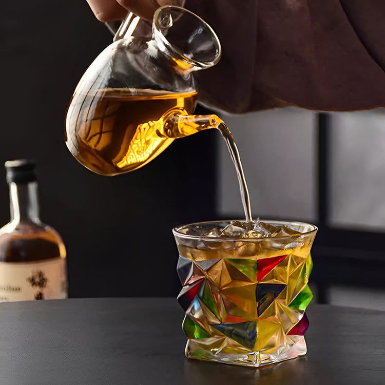 Colorful Fold Whiskey Glasses