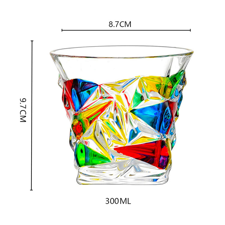 Colorful Fold Whiskey Glasses