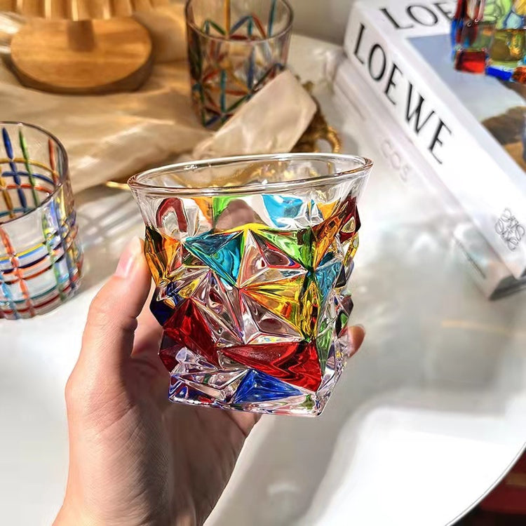Colorful Fold Whiskey Glasses