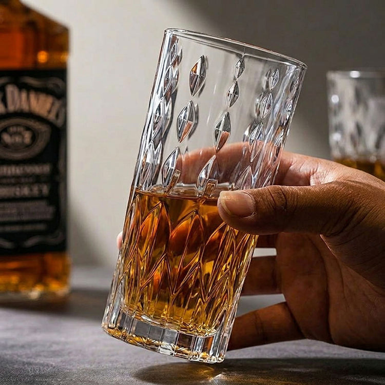 Diamond Highball Glasses