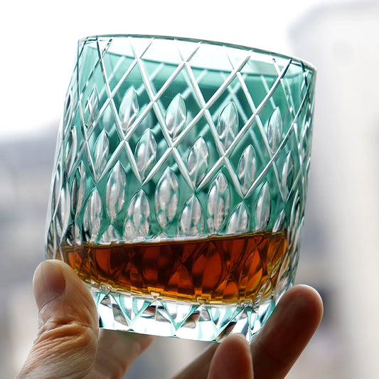 Forest Whiskey Glasses - Kingwares Crystal Whiskey Glass - Kingwares