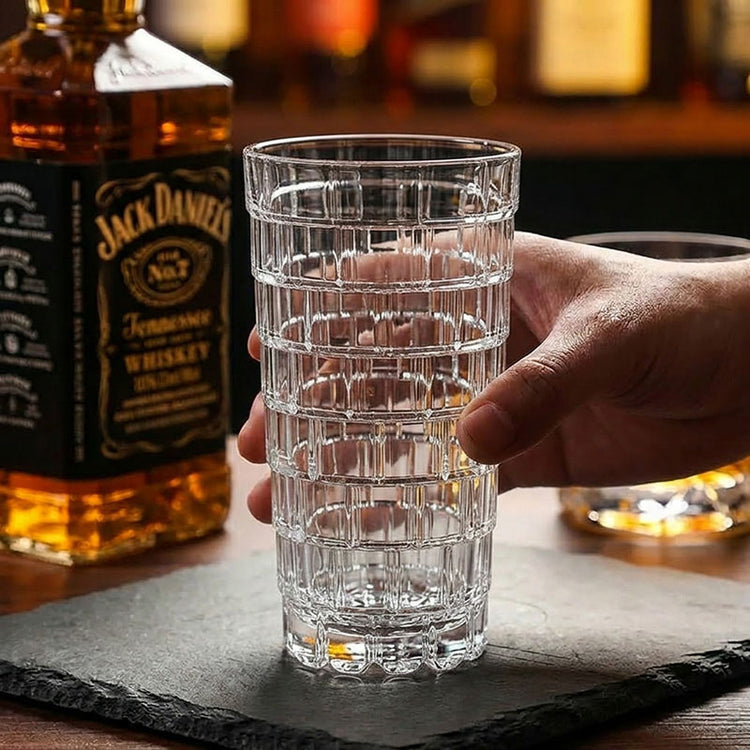 Grid Highball Glasses
