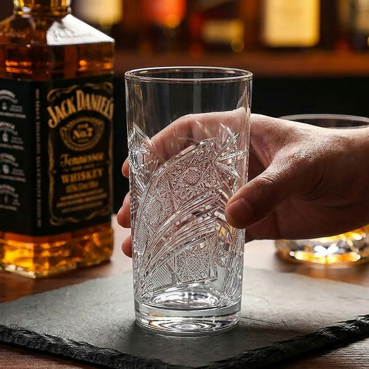 Snowflake II Highball Glasses