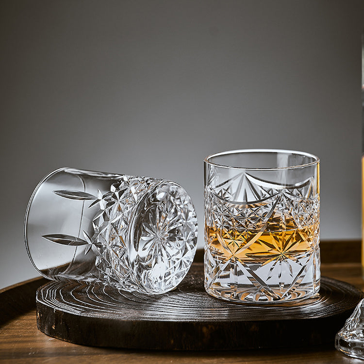 Sunflower Whiskey Glasses