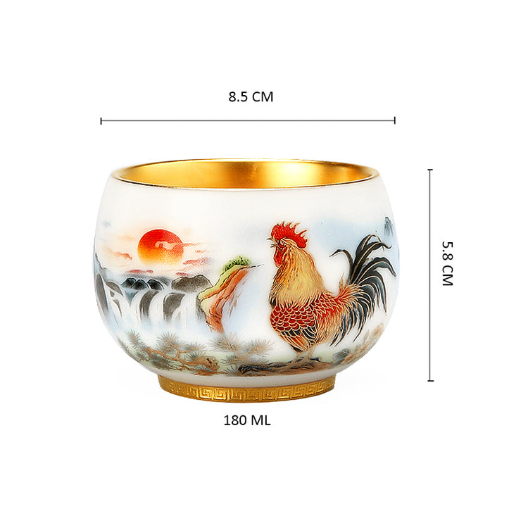 Golden Rooster Crows