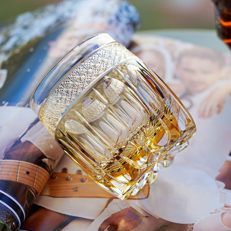 Waist Drum Whiskey Glasses