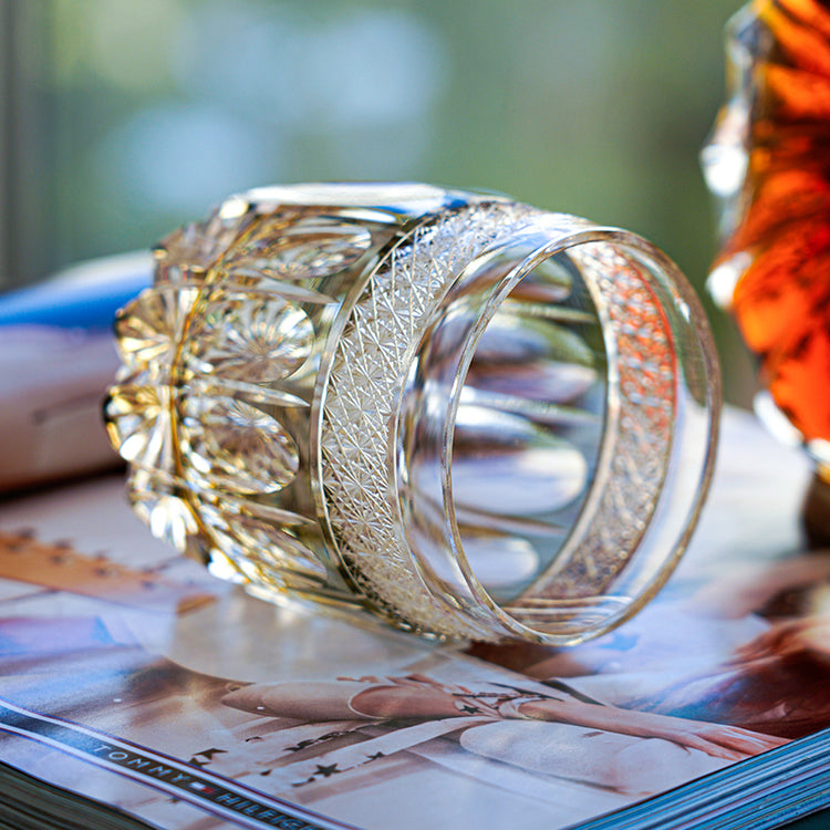 Waist Drum Whiskey Glasses