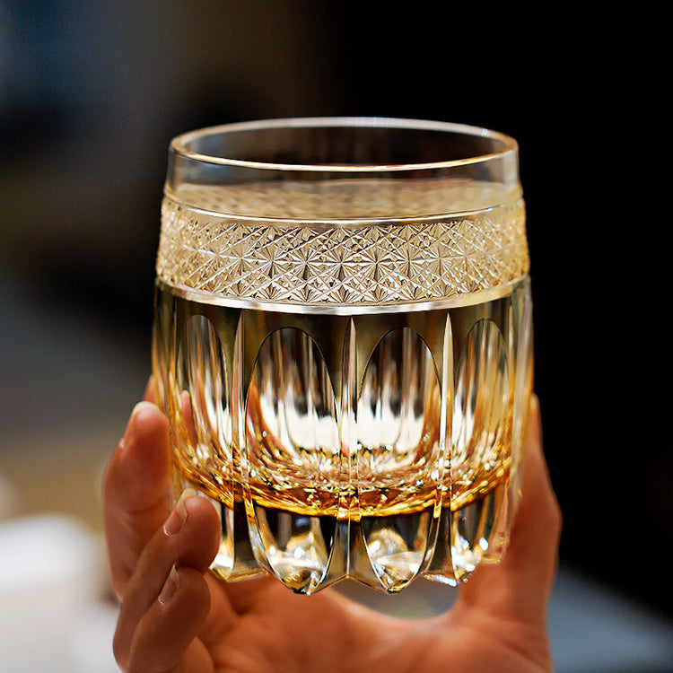 Waist Drum Whiskey Glasses