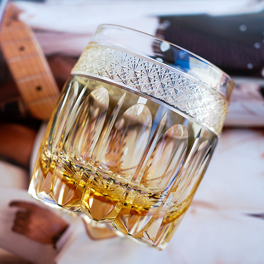 Waist Drum Whiskey Glasses - Kingwares Crystal Whiskey Glass - Kingwares