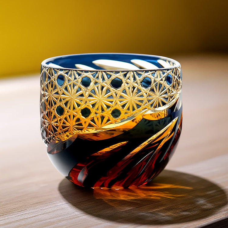 Water Pattern Sake Glasses