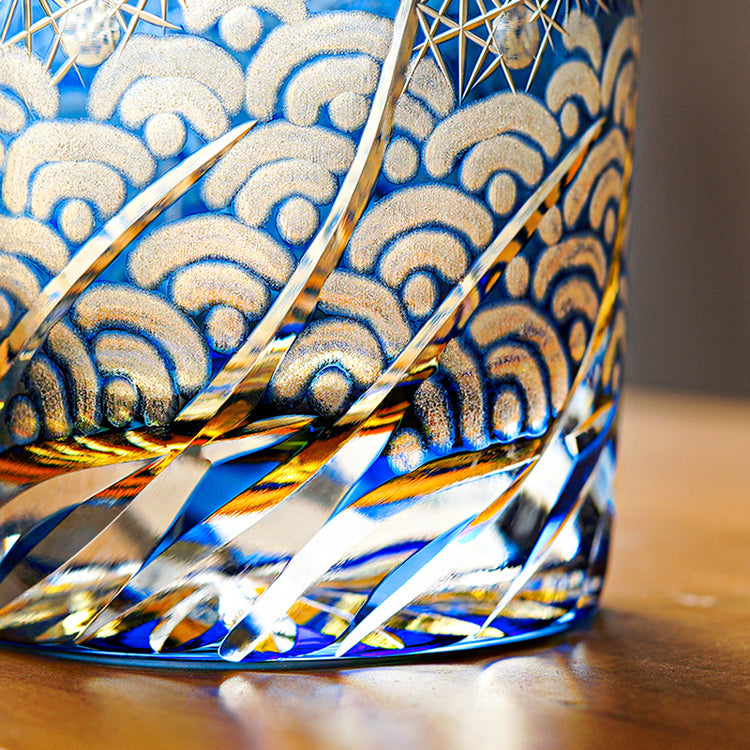 Waves Whiskey Glasses