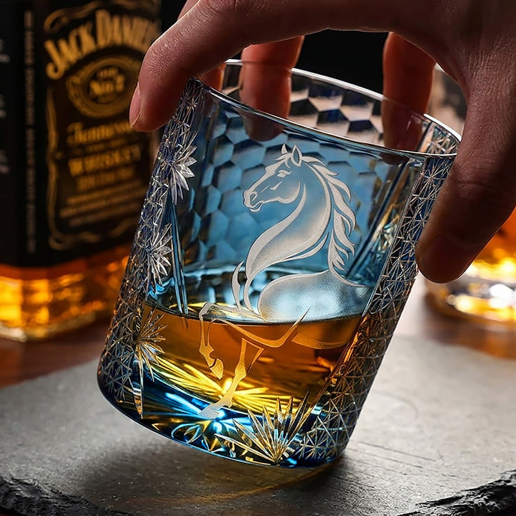 Horse Whiskey Glasses