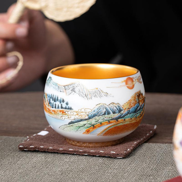 Great Wall Mutton Fat Jade Porcelain - Kingwares