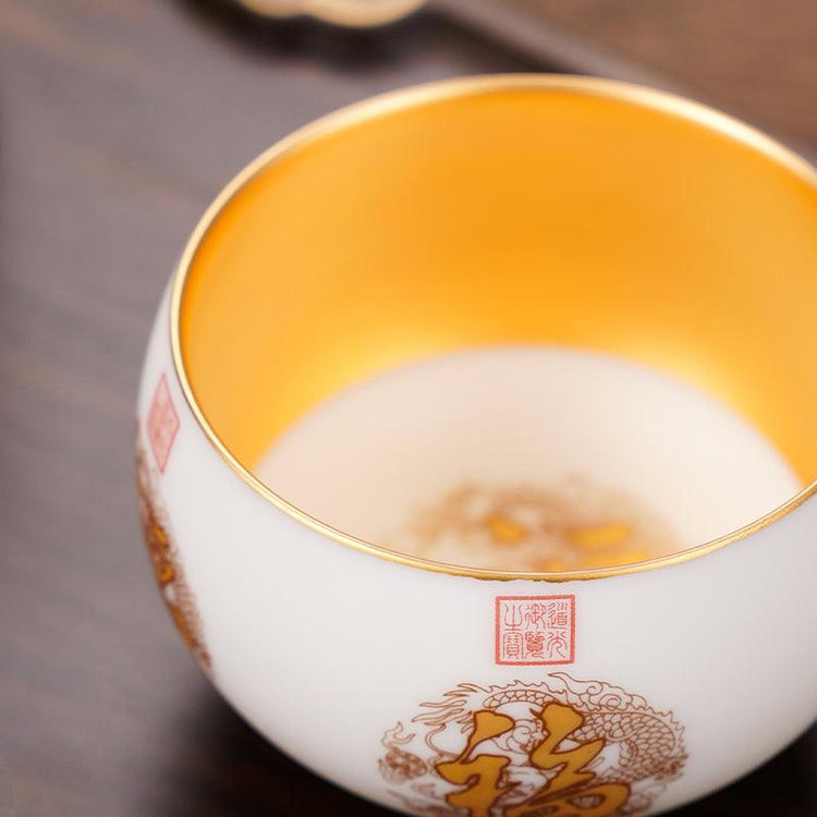 Good Luck Mutton Fat Jade Porcelain - Kingwares