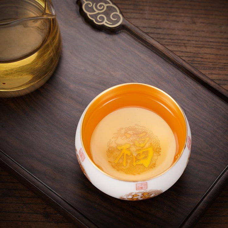 Good Luck Mutton Fat Jade Porcelain - Kingwares