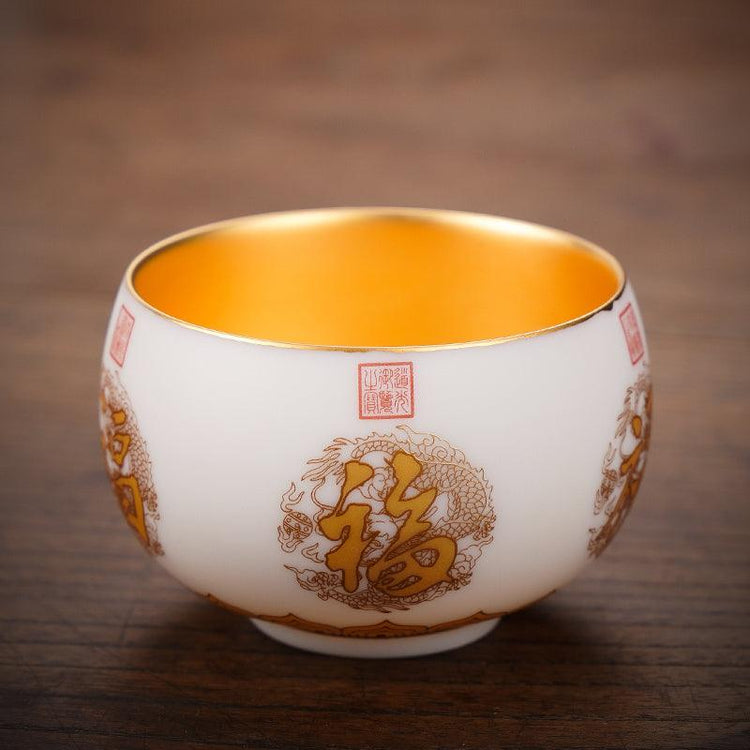 Good Luck Mutton Fat Jade Porcelain - Kingwares