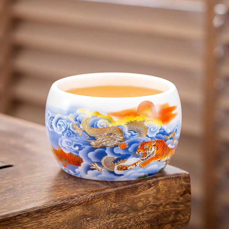 Appreciating the Beauty of the Dragon and Tiger Tea Cup