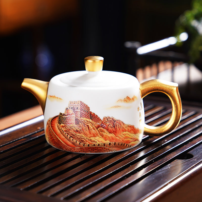 Elegant and Exquisite Great Wall Tea Pot
