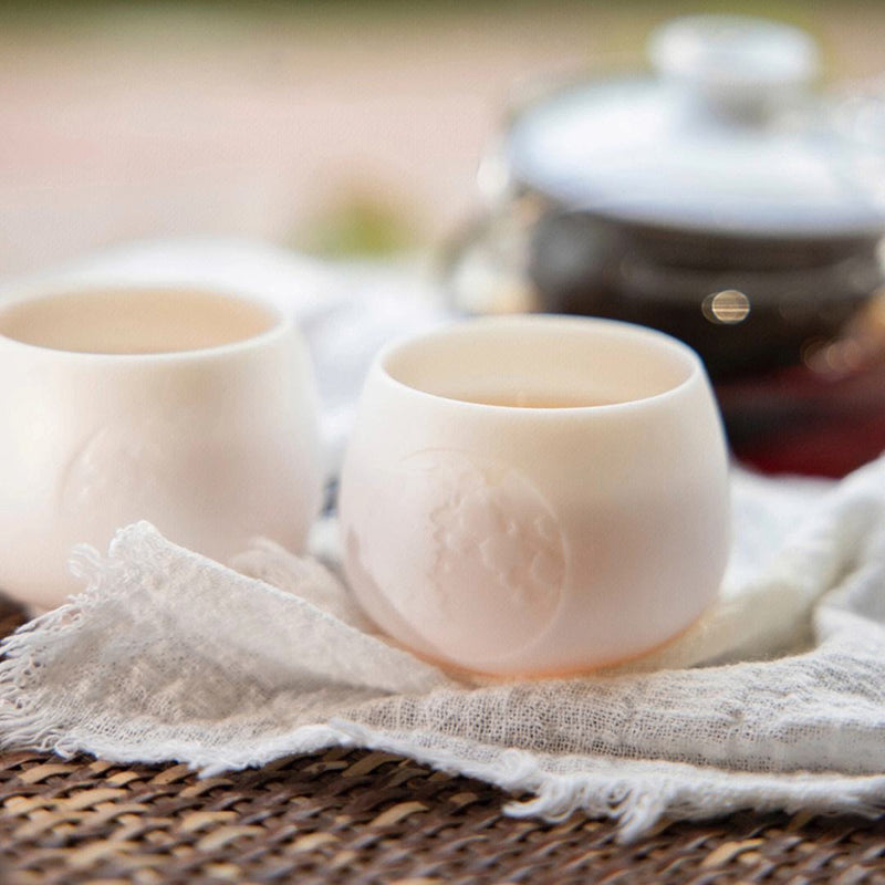 Two Key Points for Maintaining Your Mutton Fat Jade Porcelain Tea Cup