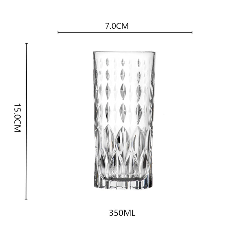Diamond Highball Glasses