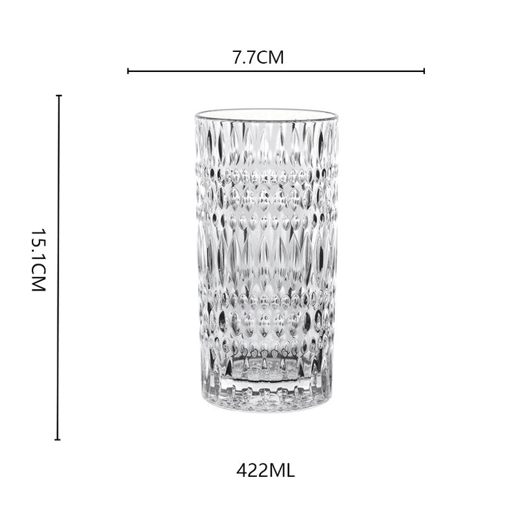 Rhombus II Highball Glasses
