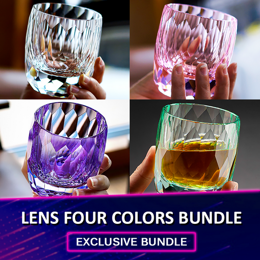 Lens Four Colors Bundle product image 1 of 1 — Kingwares Crystal Whiskey Glass | Kingwares