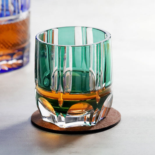 Bamboo Rhythm Whiskey Glasses - Kingwares Crystal Whiskey Glass - Kingwares