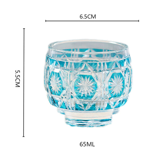 Chrysanthemum Sake Glasses — Kingwares Crystal Sake Glass | Kingwares