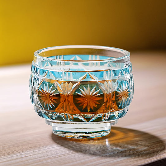 Chrysanthemum Sake Glasses — Kingwares Crystal Sake Glass | Kingwares