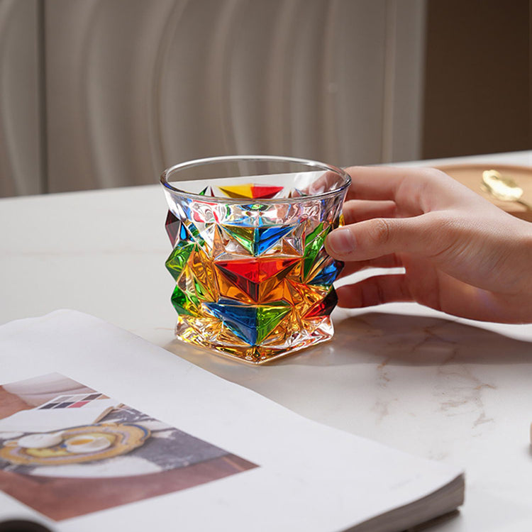 Colorful Fold Whiskey Glasses