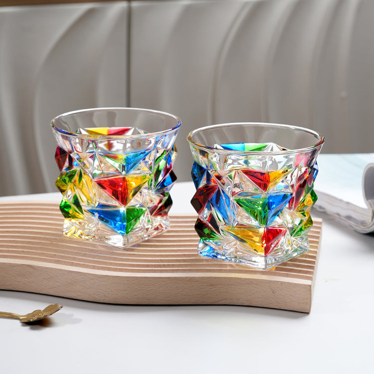 Colorful Fold Whiskey Glasses