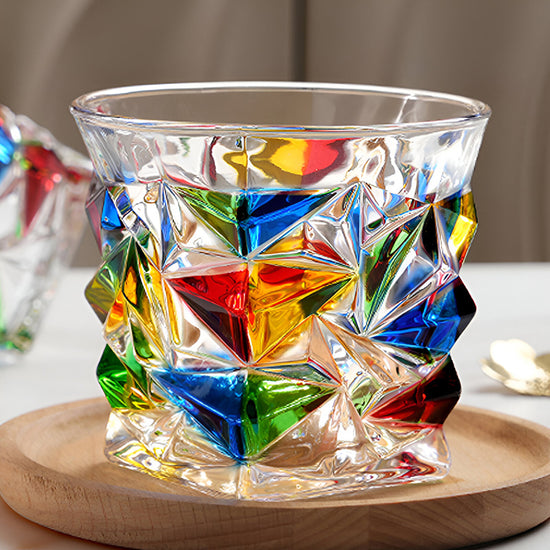 Colorful Fold Whiskey Glasses — Kingwares Crystal Whiskey Glass | Kingwares