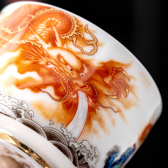 Auspicious Dragon (Glossy) — Kingwares Tea Cups | Kingwares