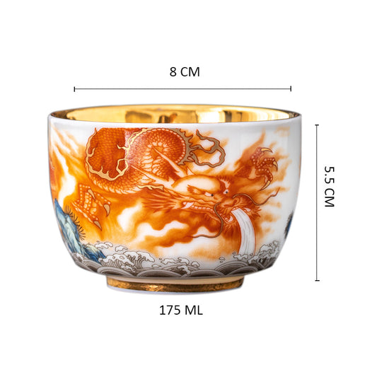 Auspicious Dragon (Glossy) — Kingwares Tea Cups | Kingwares