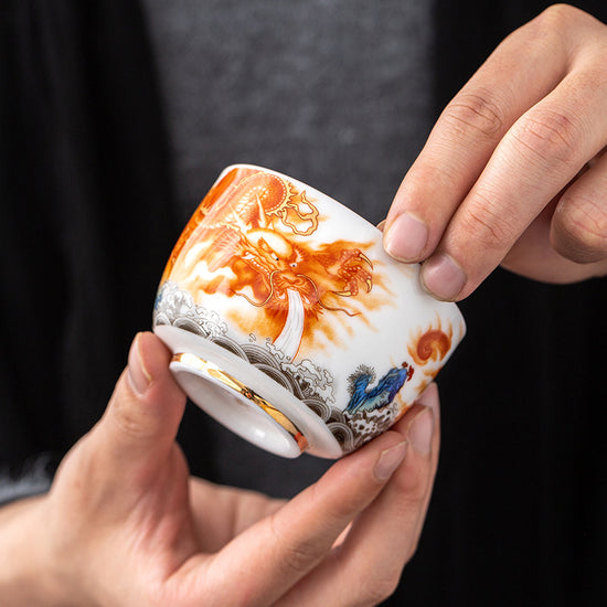 Auspicious Dragon (Glossy) — Kingwares Tea Cups | Kingwares