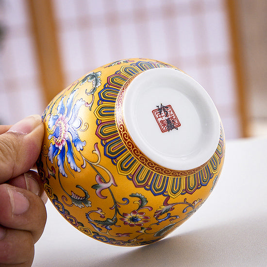 Enamel Flowers — Kingwares Tea Cups | Kingwares