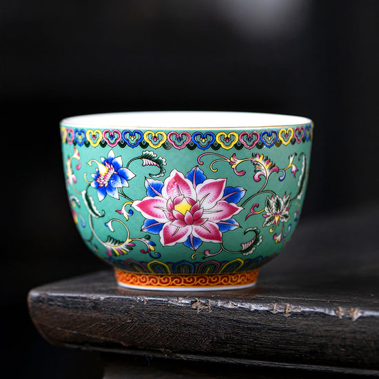 Enamel Flowers — Kingwares Tea Cups | Kingwares