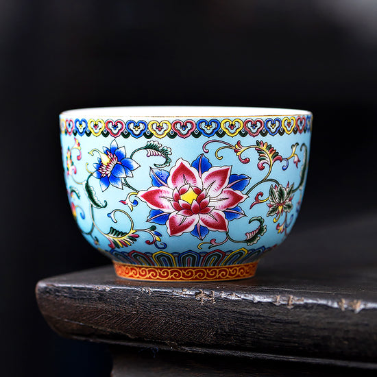Enamel Flowers — Kingwares Tea Cups | Kingwares
