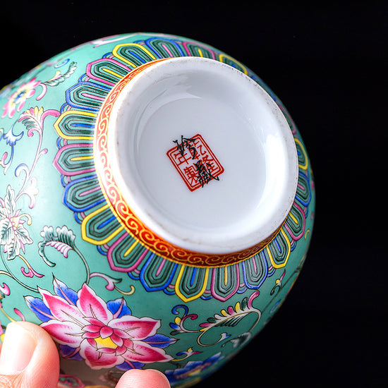 Enamel Flowers — Kingwares Tea Cups | Kingwares