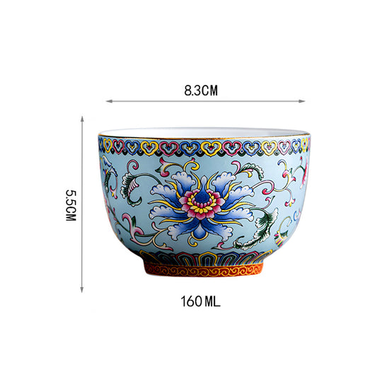 Enamel Flowers — Kingwares Tea Cups | Kingwares