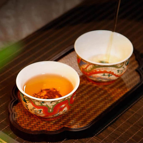 Enamel Dragon — Kingwares Tea Cups | Kingwares