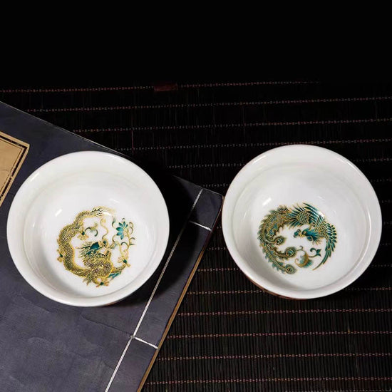 Enamel Dragon — Kingwares Tea Cups | Kingwares