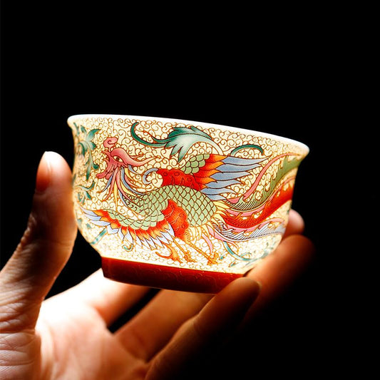 Enamel Phoenix - Kingwares Tea Cups - Kingwares