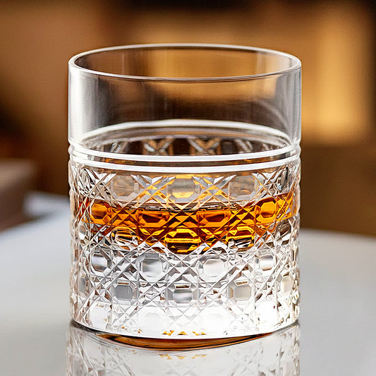 Eye II Whiskey Glasses, eye-inspired rocks glass for whiskey and bourbon — Kingwares Crystal Whiskey Glass | Kingwares