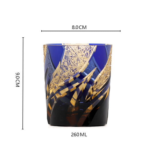 Flame Pattern Whiskey Glasses — Kingwares Crystal Whiskey Glass | Kingwares