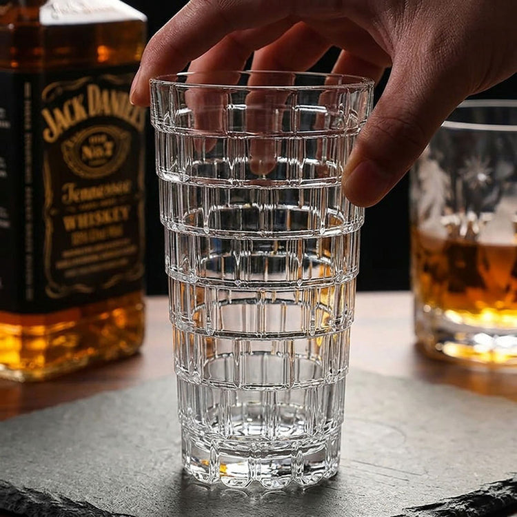 Grid Highball Glasses
