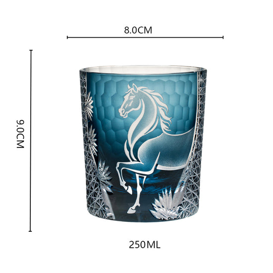 Horse Whiskey Glasses — Kingwares Crystal Whiskey Glass | Kingwares