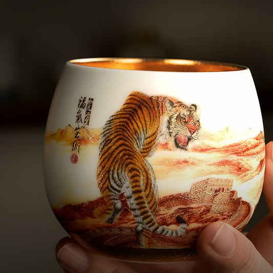 Howling Tiger - Kingwares Tea Cups - Kingwares